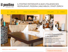 Tablet Screenshot of ilpostino.ch